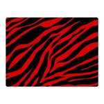 red  zebra  Double Sided Flano Blanket (Mini)