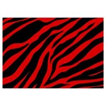 red  zebra  Samsung Galaxy Note 4 Case (White)