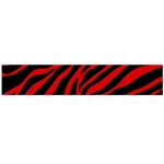 red  zebra  Flano Scarf (Large)