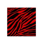 red  zebra  Satin Bandana Scarf