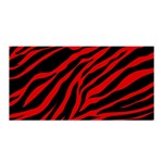 red  zebra  Satin Wrap