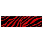 red  zebra  Satin Scarf (Oblong)