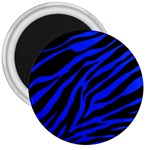 blue zebra 3  Magnet