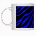 blue zebra White Mug