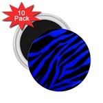 blue zebra 2.25  Magnet (10 pack)