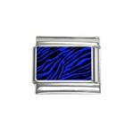 blue zebra Italian Charm (9mm)