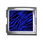 blue zebra Mega Link Italian Charm (18mm)