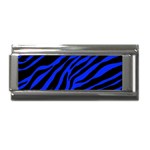 blue zebra Superlink Italian Charm (9mm)