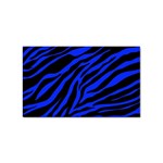 blue zebra Sticker (Rectangular)