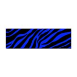 blue zebra Sticker (Bumper)