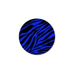 blue zebra Golf Ball Marker