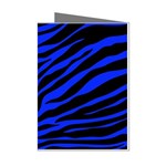 blue zebra Mini Greeting Cards (Pkg of 8)