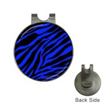 blue zebra Golf Ball Marker Hat Clip