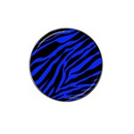 blue zebra Hat Clip Ball Marker