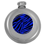 blue zebra Hip Flask (5 oz)