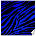 blue zebra Canvas 12  x 12 