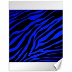 blue zebra Canvas 18  x 24 