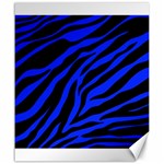 blue zebra Canvas 20  x 24 