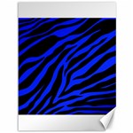 blue zebra Canvas 36  x 48 