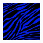 blue zebra Medium Glasses Cloth