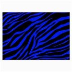 blue zebra Large Glasses Cloth