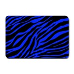 blue zebra Small Doormat