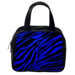 blue zebra Classic Handbag (One Side)