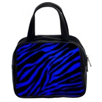 blue zebra Classic Handbag (Two Sides)