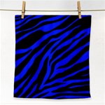 blue zebra Face Towel