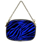 blue zebra Chain Purse (One Side)