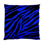 blue zebra Standard Cushion Case (One Side)