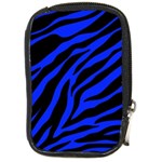 blue zebra Compact Camera Leather Case