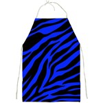 blue zebra Full Print Apron