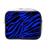 blue zebra Mini Toiletries Bag (One Side)