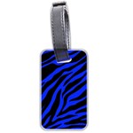 blue zebra Luggage Tag (two sides)