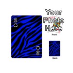 blue zebra Playing Cards 54 (Mini)