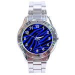 blue zebra Stainless Steel Analogue Watch