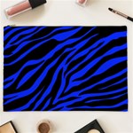 blue zebra Cosmetic Bag (XXL)