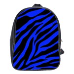 blue zebra School Bag (XL)