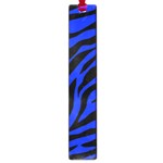 blue zebra Large Book Mark