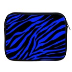 blue zebra Apple iPad 2/3/4 Zipper Case