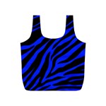 blue zebra Full Print Recycle Bag (S)