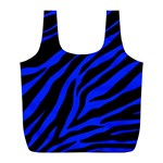 blue zebra Full Print Recycle Bag (L)