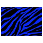 blue zebra Samsung Galaxy Note 4 Case (White)