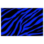 blue zebra Samsung Galaxy Note 4 Case (Black)