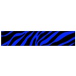 blue zebra Flano Scarf (Small)