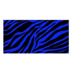 blue zebra Satin Shawl