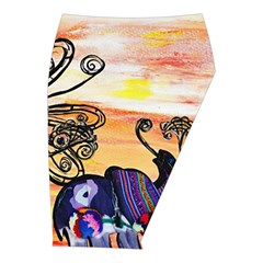 Indian Elephants Midi Wrap Pencil Skirt from ArtsNow.com  Front Right 