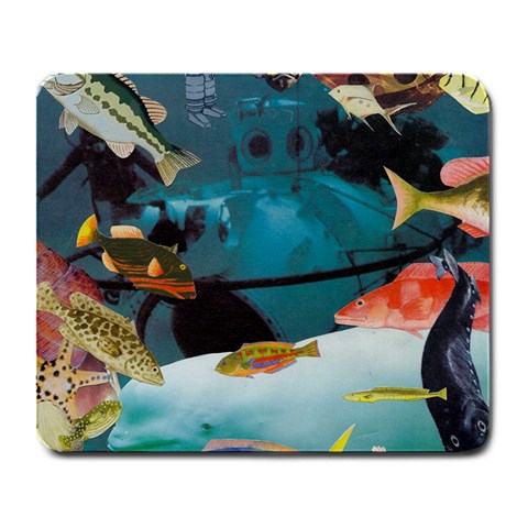 Aqua Adventures Large Mousepad from ArtsNow.com Front