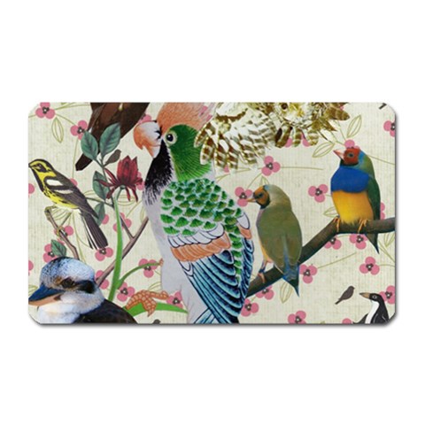 Pretty Birdies Magnet (Rectangular) from ArtsNow.com Front